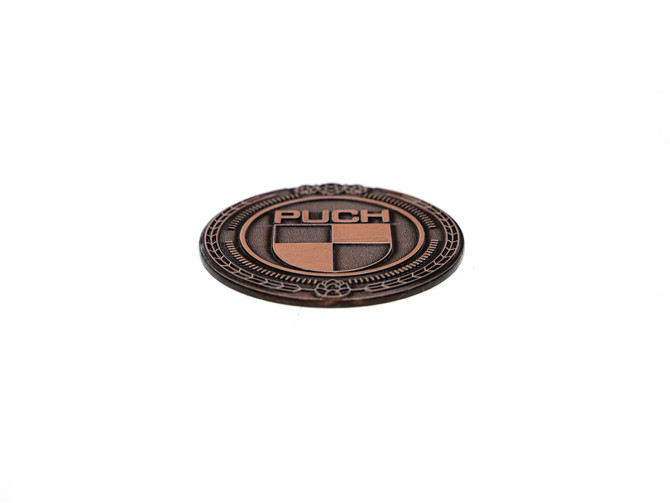 Badge / emblem Puch logo Bronze 47mm RealMetal product